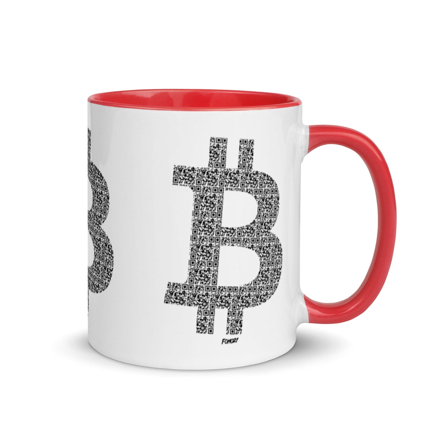 Bitcoin B QR Code Coffee Mug - Concordia Style Boutique