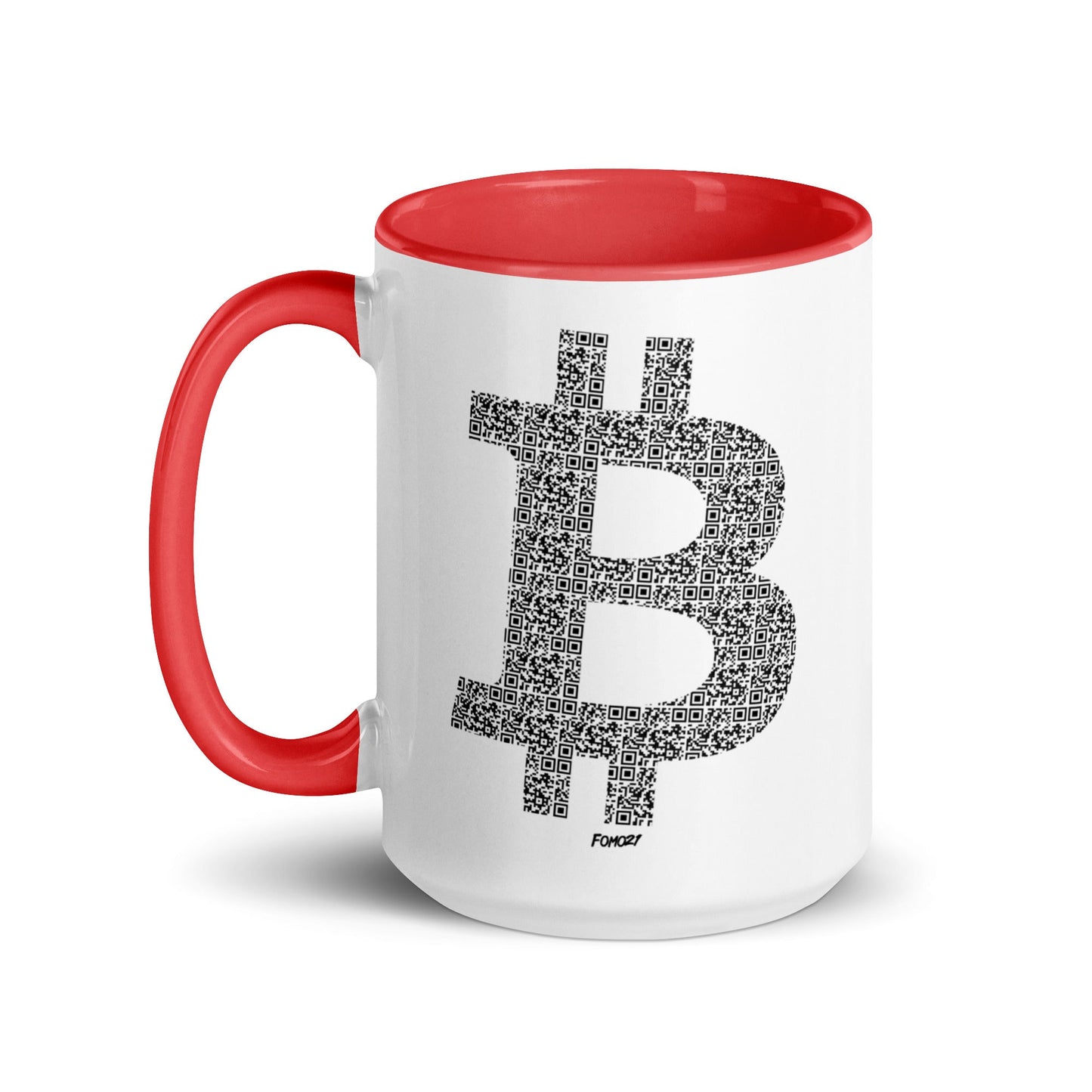 Bitcoin B QR Code Coffee Mug - Concordia Style Boutique