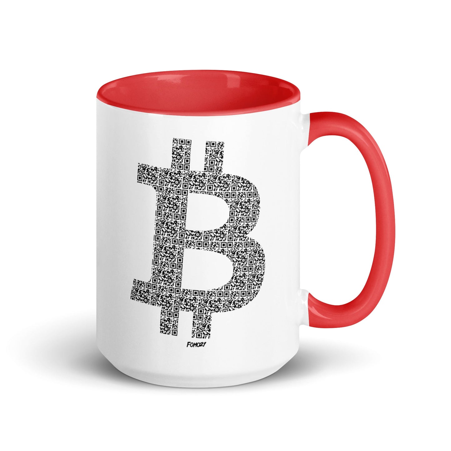 Bitcoin B QR Code Coffee Mug - Concordia Style Boutique
