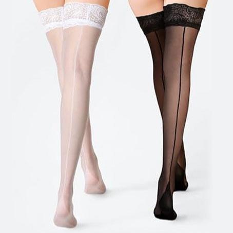 Black Lace Sexy Stockings - Concordia Style Boutique