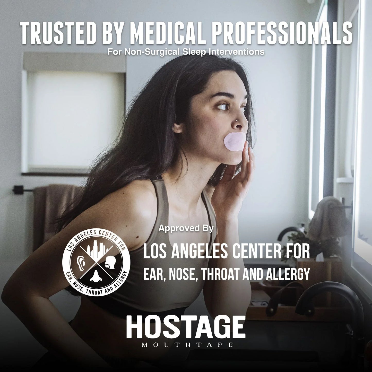 Hostage Mouth Tape - Reduces Snoring and; Enhances Sleep Quality