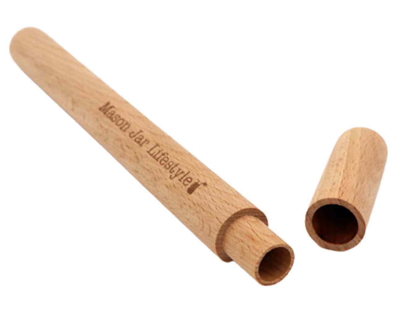 Wood Reusable Straw Carrying Case - Concordia Style Boutique