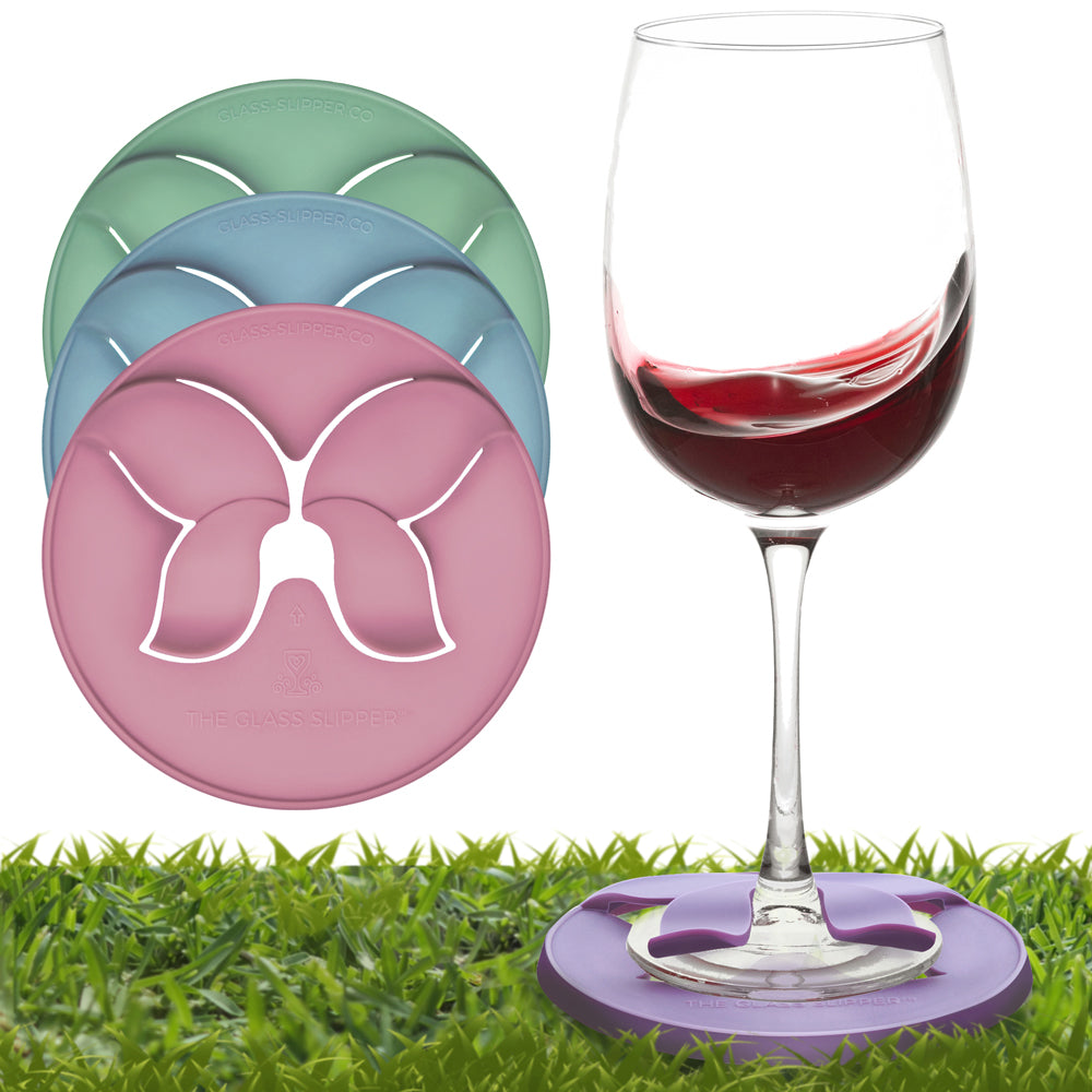 Wine Glass Slipper Set