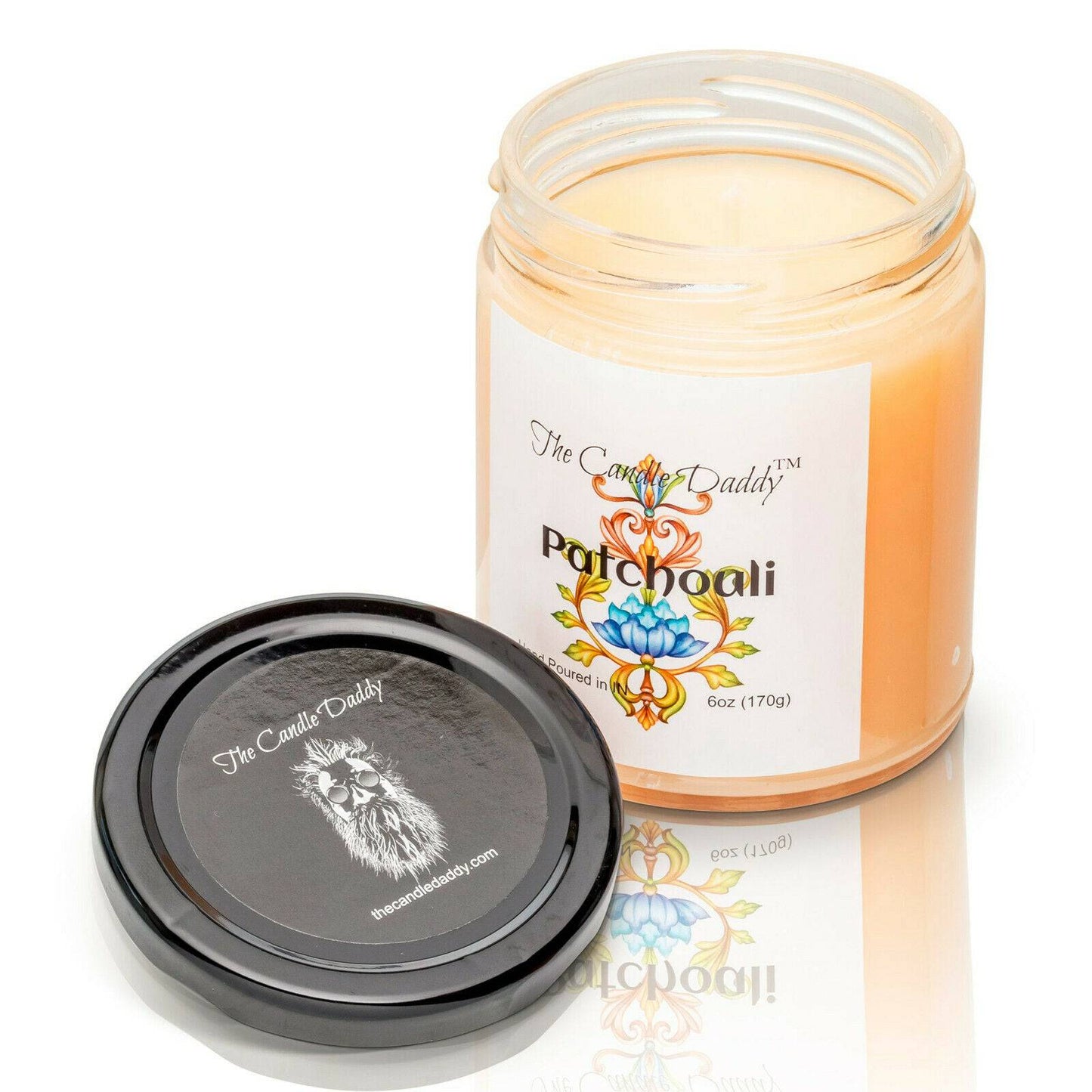 Patchouli Jar Candle - 6 ounce - 40 Hour Burn
