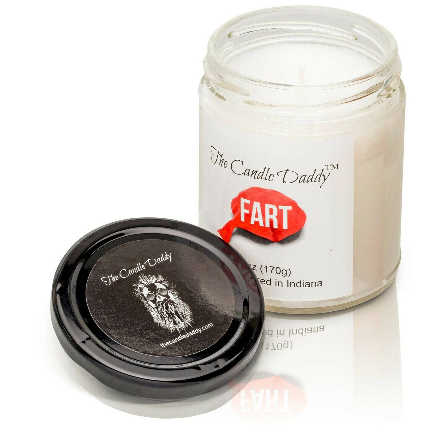 The Candle Daddy Fart Scented Candle - Smells Terrible - Funny Gag Gift Candle - Smely Candle Gift for Holidays, Birthdays - Long Burn Time, Funny Candle Gift, Hand Poured in USA - 6oz