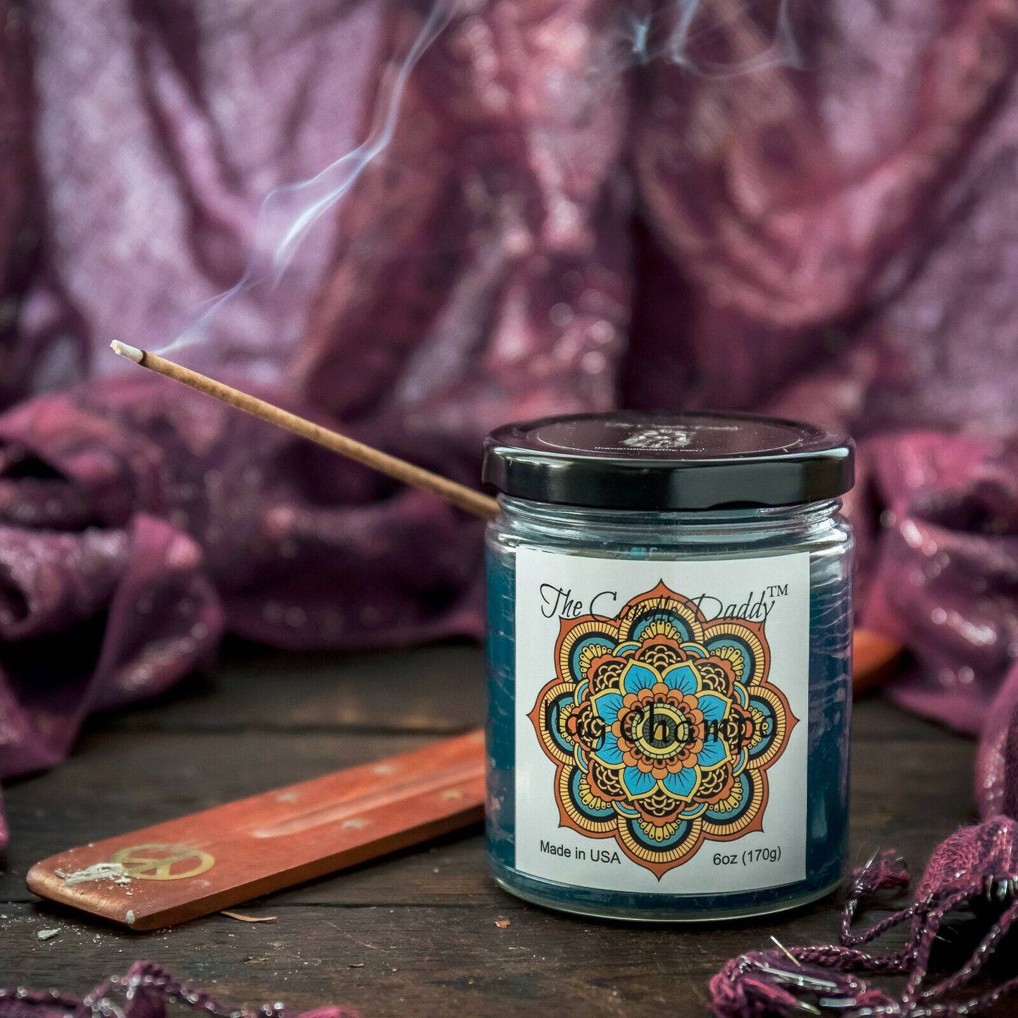 Nag Champa Candle - 6 ounce - 40 Hour Burn