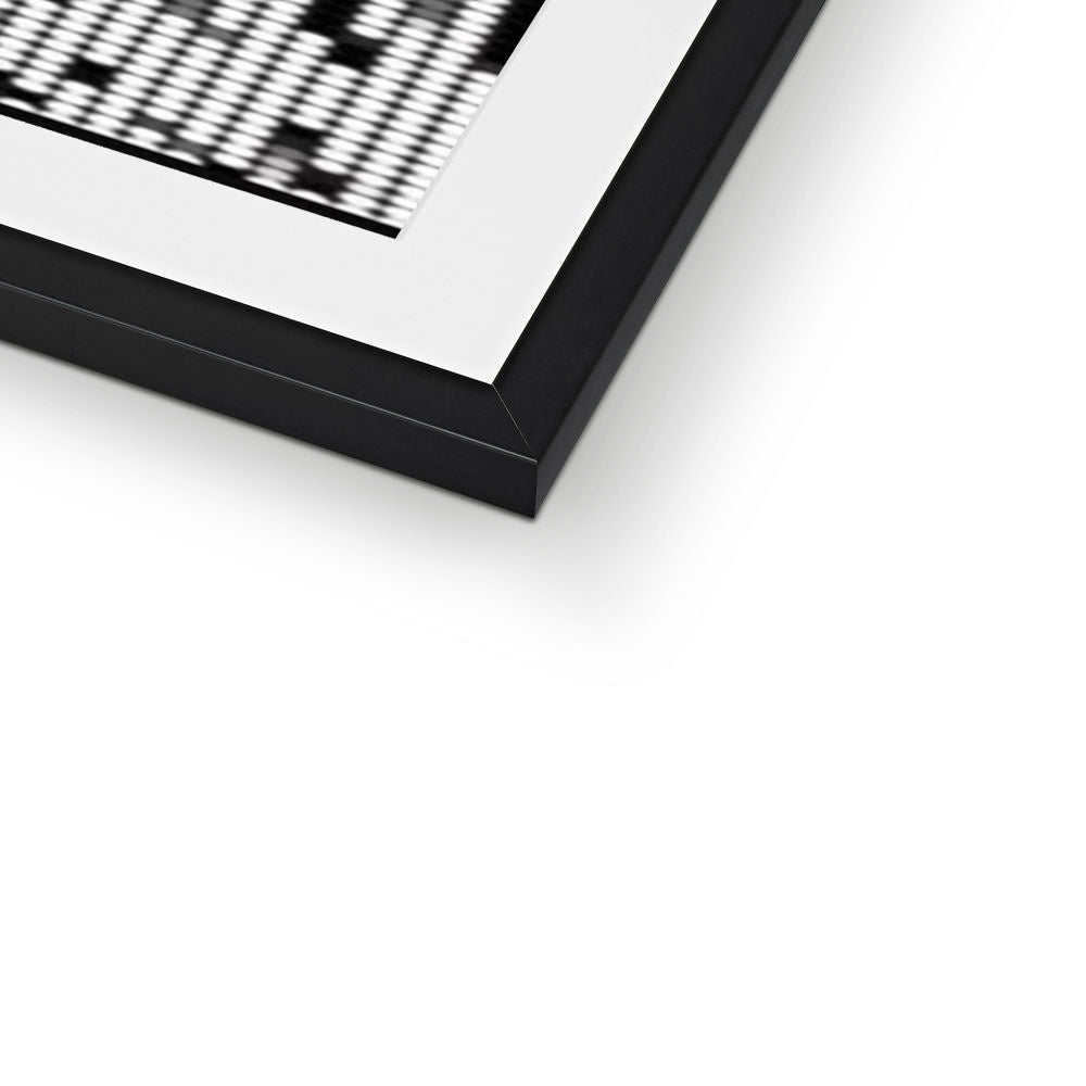 Digital Woman Framed & Mounted Print