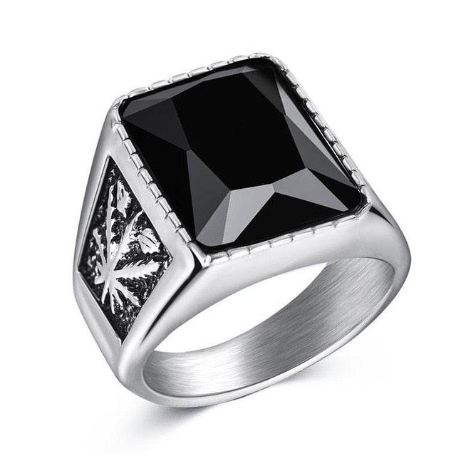 Punk Titanium Steel Ring for Men Jewelry Valknut Signet Ring Odin Symbol Norse Viking Biker Finger Ring Trendy Male Jewelry Gift - Concordia Style Boutique
