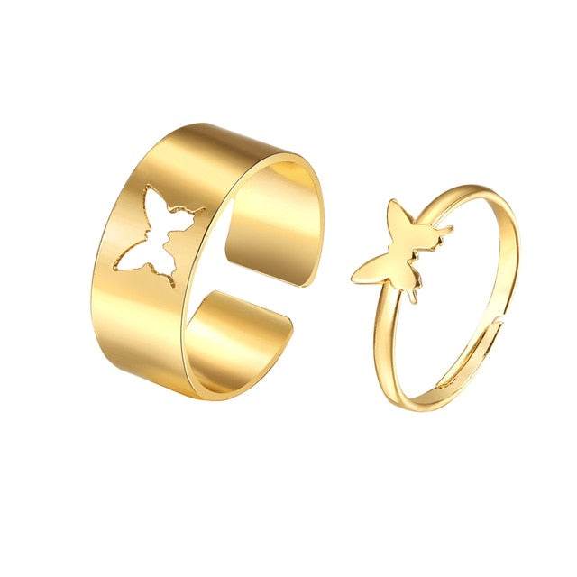 Vintage Butterfly Ring Set - Concordia Style Boutique