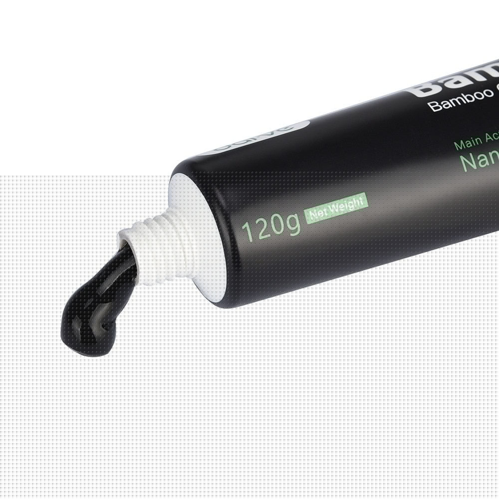 Natural Black Bamboo Charcoal Toothpaste - 120 g - Organic Food Grade Activated Toothpastes Teeth Oral Care - Concordia Style Boutique