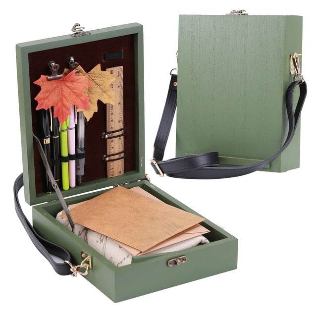 Messenger Wood Box - Concordia Style Boutique