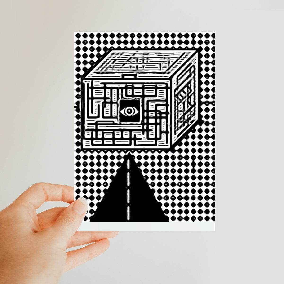 The Cube Classic Postcard - Concordia Style Boutique