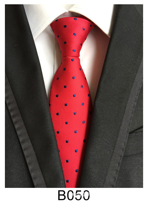 Factory Tie Polyester Jacquard Tie Men's Casual Formal Wear Professional Business Tie Spot Supply