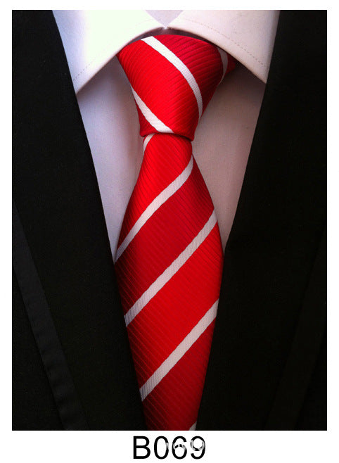 Factory Tie Polyester Jacquard Tie Men's Casual Formal Wear Professional Business Tie Spot Supply