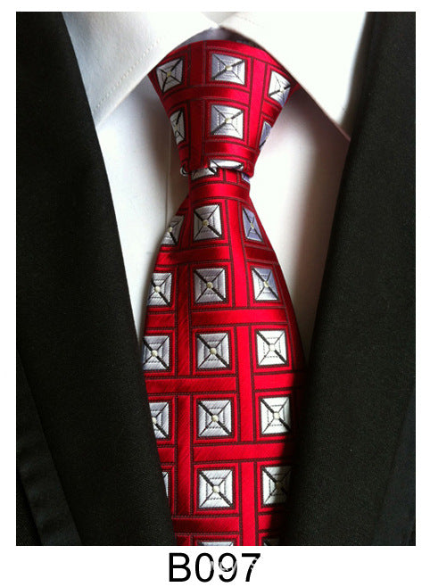 Factory Tie Polyester Jacquard Tie Men's Casual Formal Wear Professional Business Tie Spot Supply