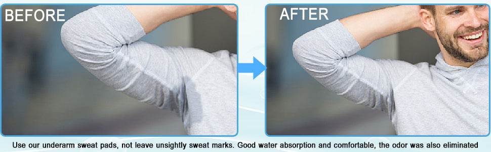 Underarm Sweat Pads,Disposable Underarm Shields Pads for Women Men(50Pcs) - Concordia Style Boutique
