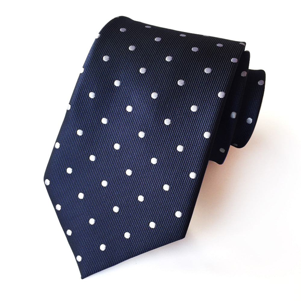 Factory Tie Polyester Jacquard Tie Men's Casual Formal Wear Professional Business Tie Spot Supply