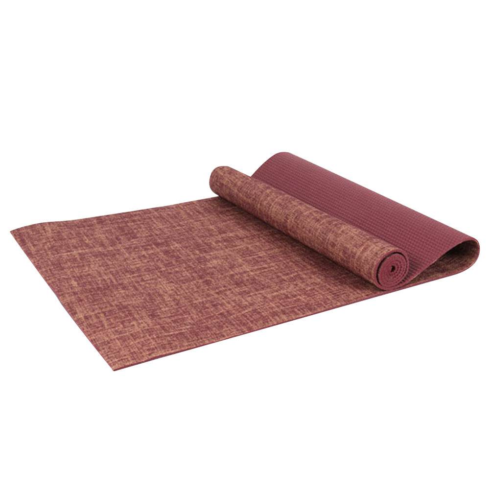 High-density Pvc Linen Yoga Mat Non-slip Environmental Protection Sports - Concordia Style Boutique