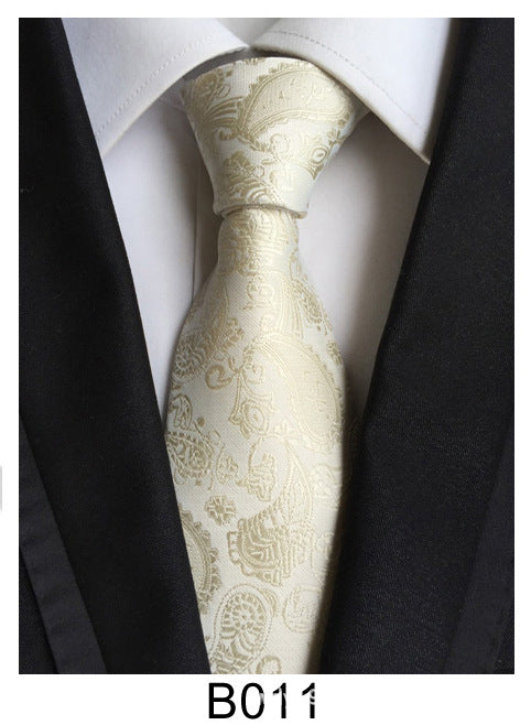 Factory Tie Polyester Jacquard Tie Men's Casual Formal Wear Professional Business Tie Spot Supply