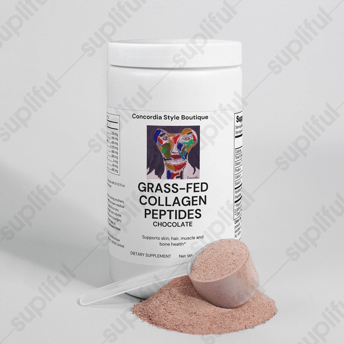 Grass-Fed Collagen Peptides Powder (Chocolate) - Concordia Style Boutique