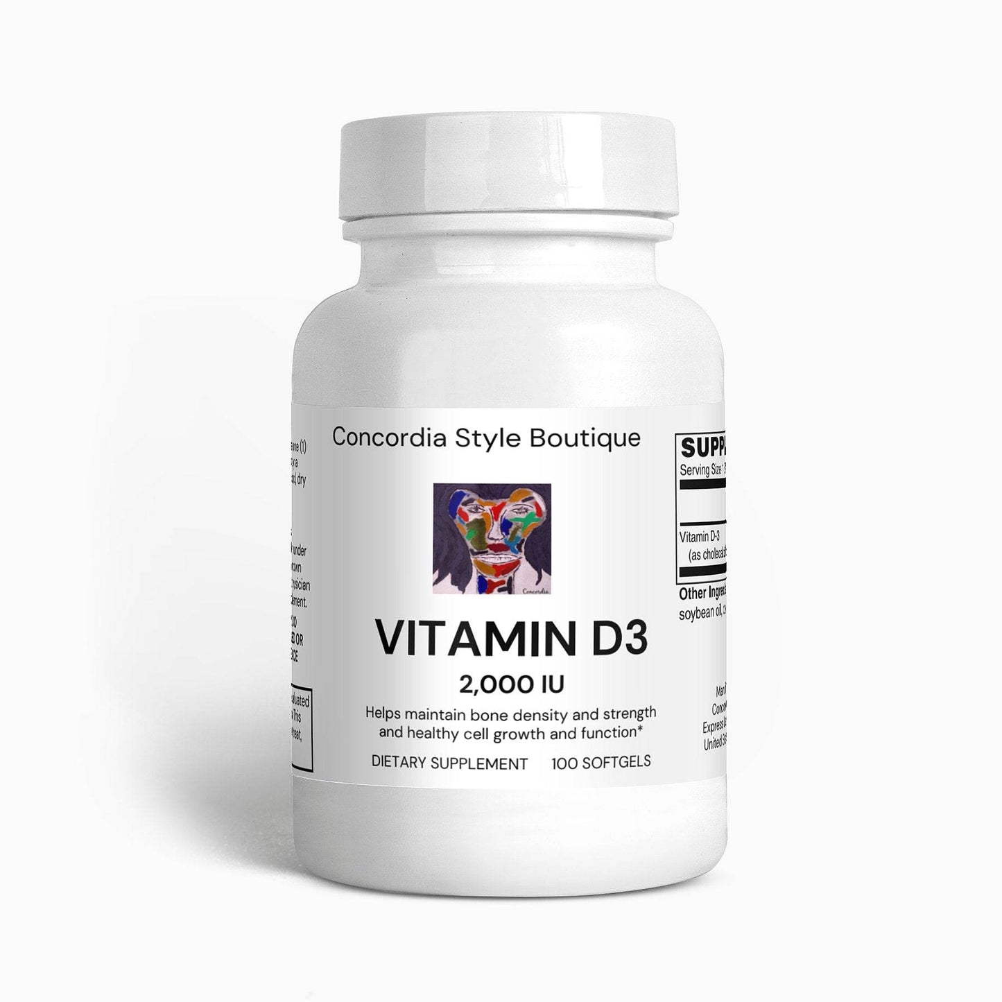 Vitamin D3 2,000 IU - Concordia Style Boutique
