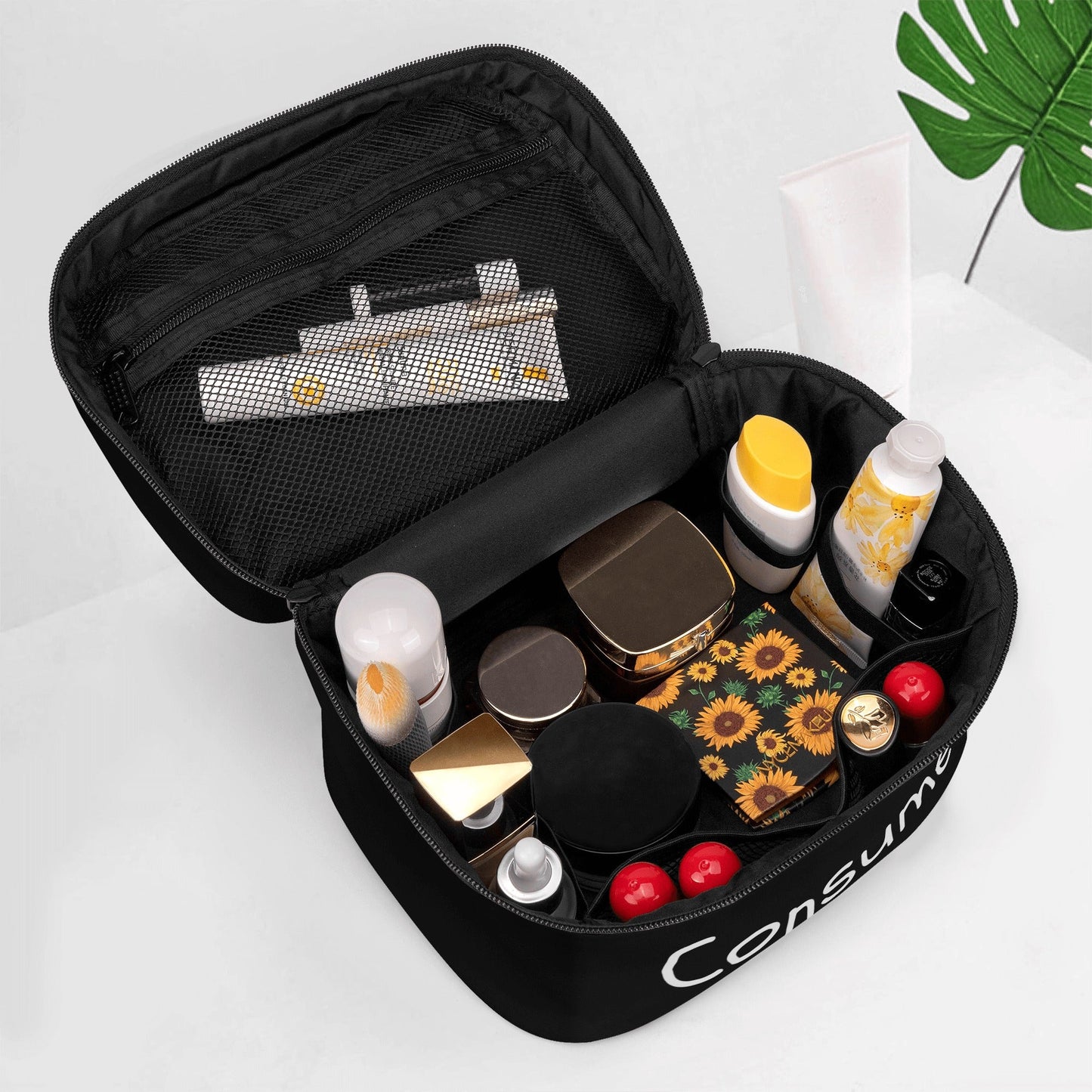 All Over Printing Leather Cosmetic Bag - Premium Cosmetic & Toiletry Bags from Concordia Style Boutique - Just $19.98! Shop now at Concordia Style Boutique