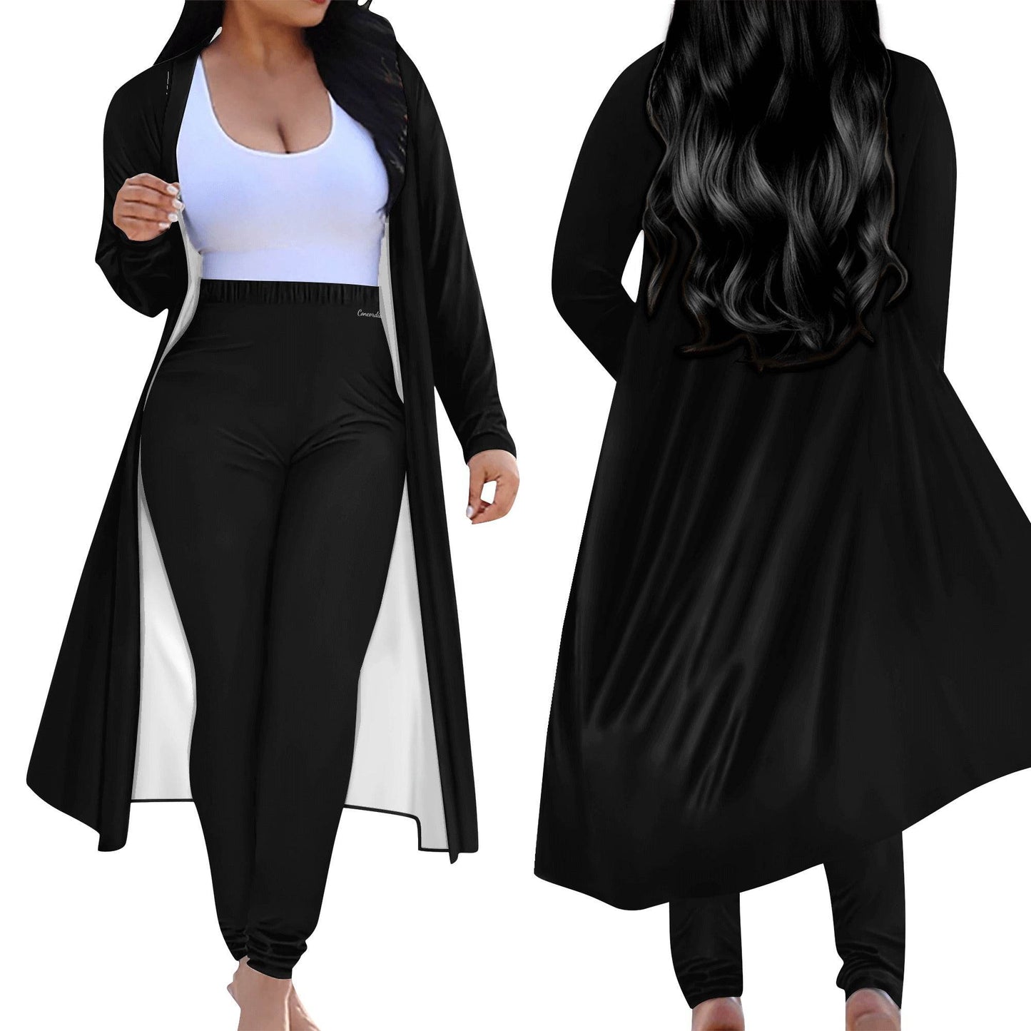 Womens Long Sleeve Cardigan and Leggings 2pcs - Concordia Style Boutique
