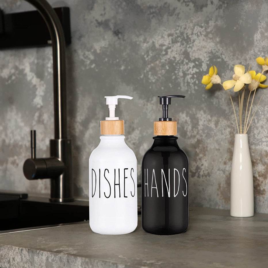 Dish Soap Bottle with Bamboo Pump - Concordia Style Boutique
