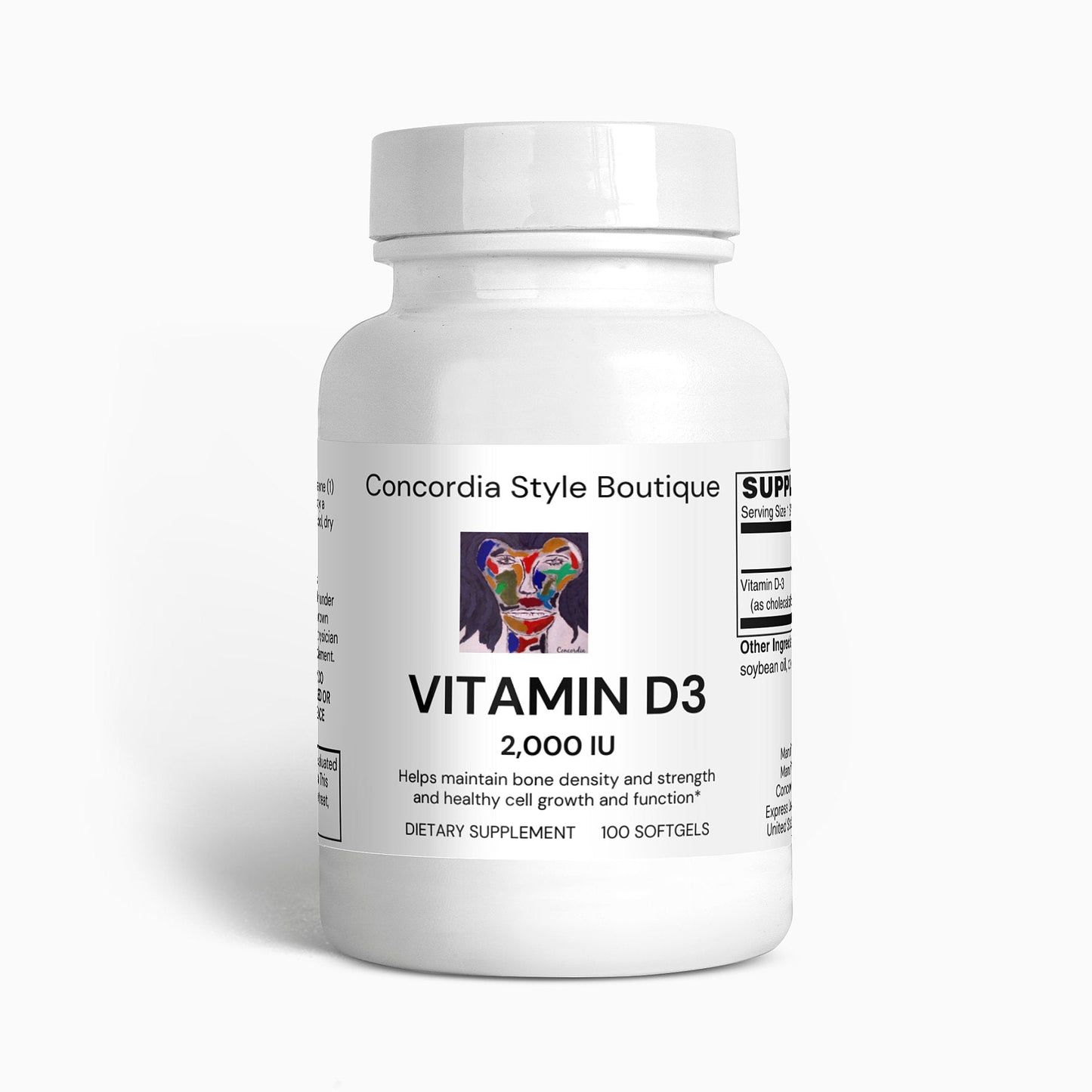 Vitamin D3 2,000 IU - Concordia Style Boutique