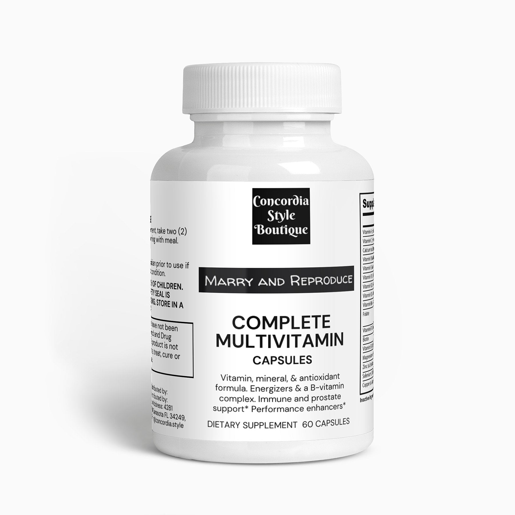 Complete Multivitamin - Marry and Reproduce - Concordia Style Boutique