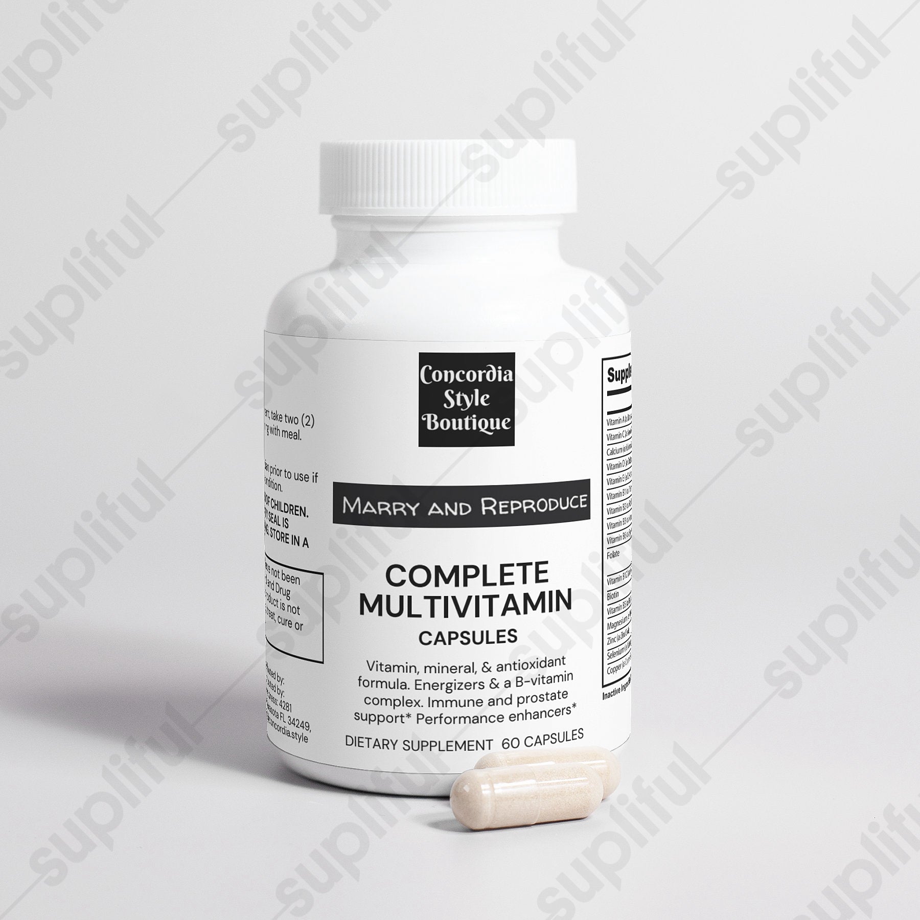 Complete Multivitamin - Marry and Reproduce - Concordia Style Boutique