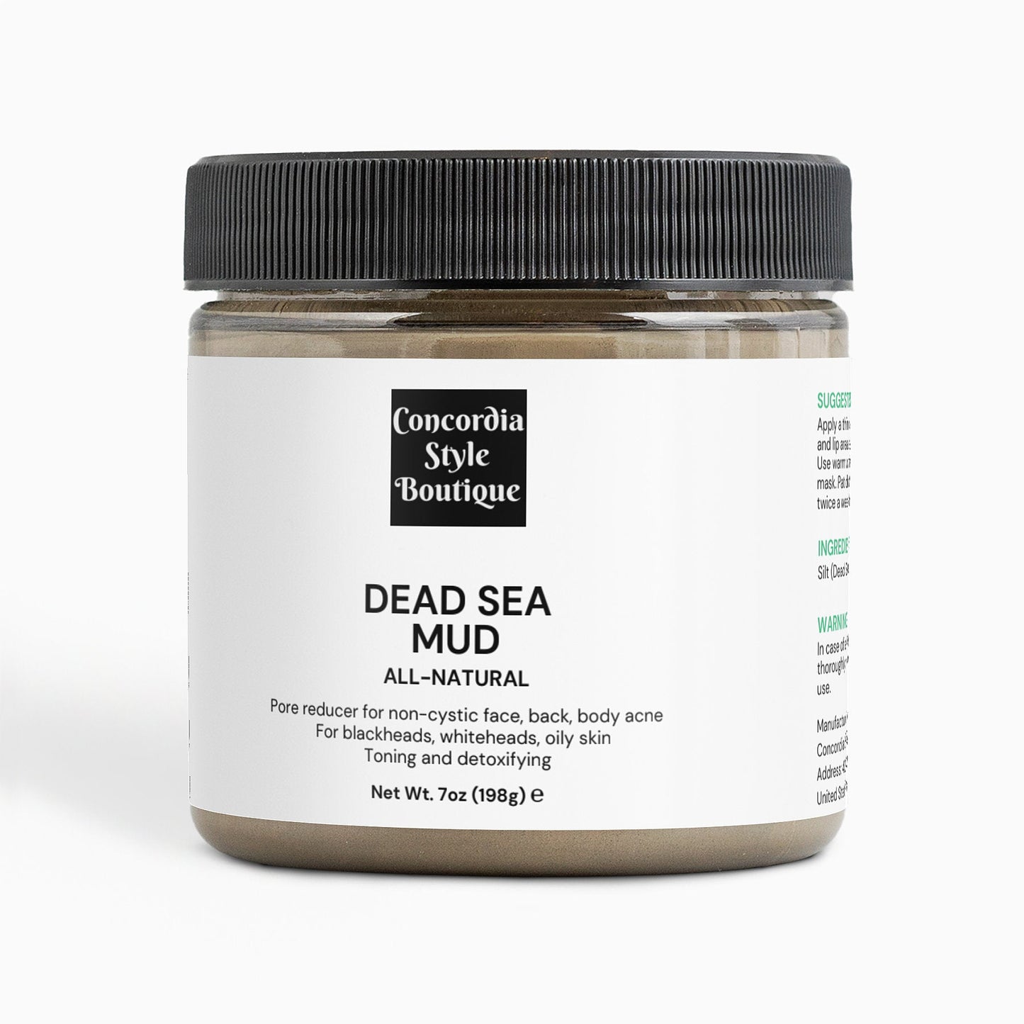 Dead Sea Mud - Ships exclusively to US - Concordia Style Boutique