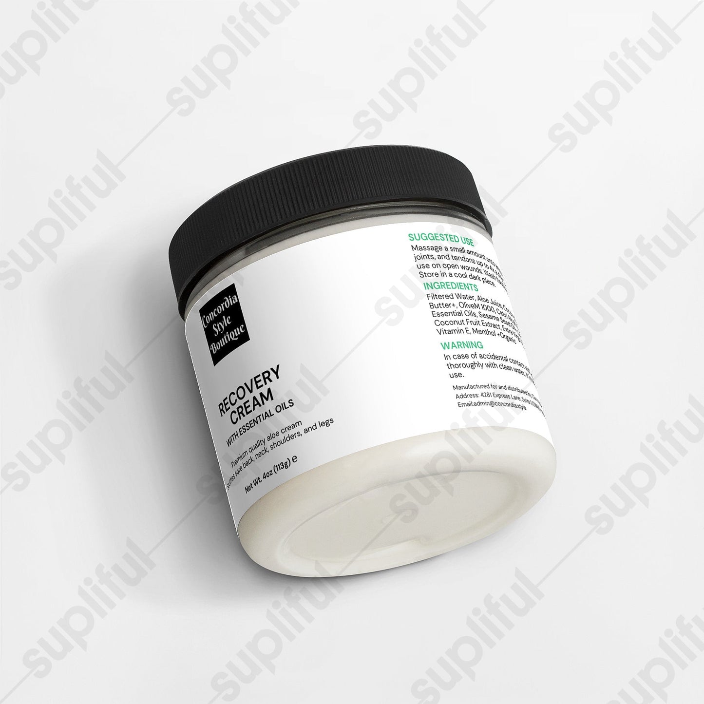 Recovery Cream - Ships exclusively to US - Concordia Style Boutique