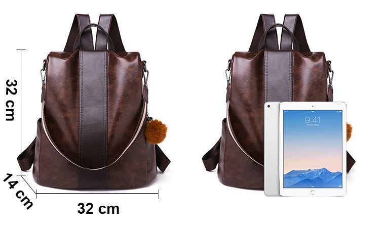 3-Way Leather Backpack- 2019 New Version - Premium from Concordia Style Boutique - Just $24.87! Shop now at Concordia Style Boutique