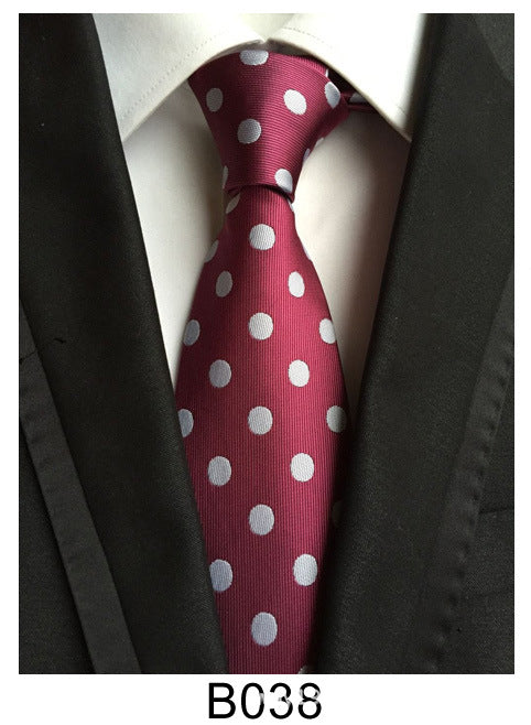 Factory Tie Polyester Jacquard Tie Men's Casual Formal Wear Professional Business Tie Spot Supply