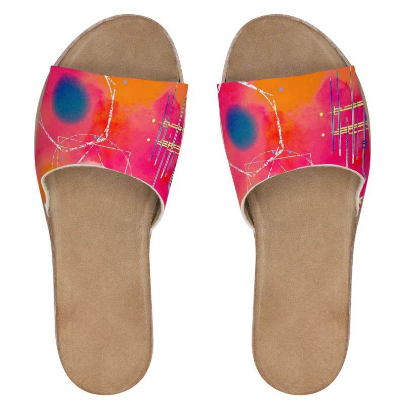 Womens Leather Sliders - Concordia Style Boutique