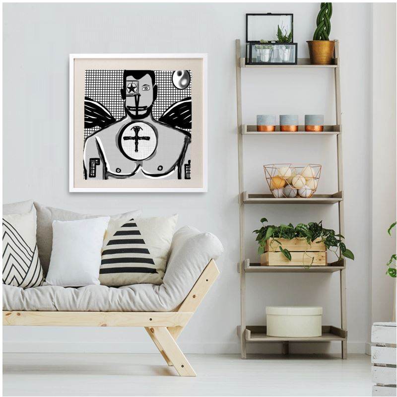 Framed Silk Scarf - Concordia Style Boutique