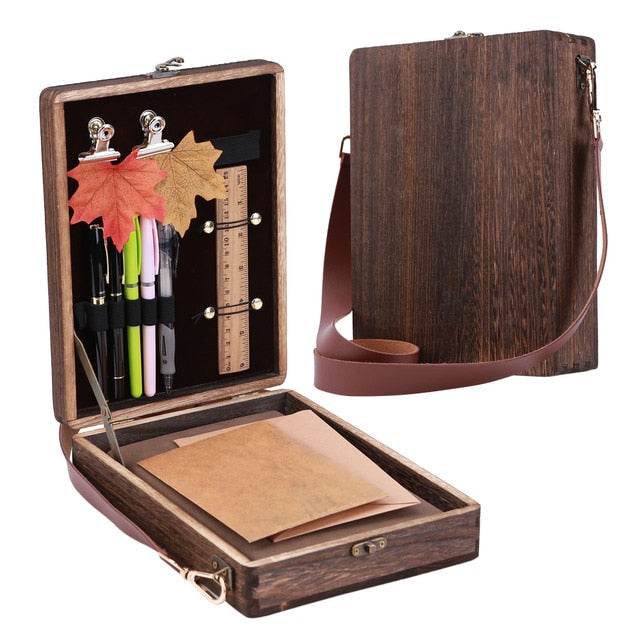 Messenger Wood Box - Concordia Style Boutique