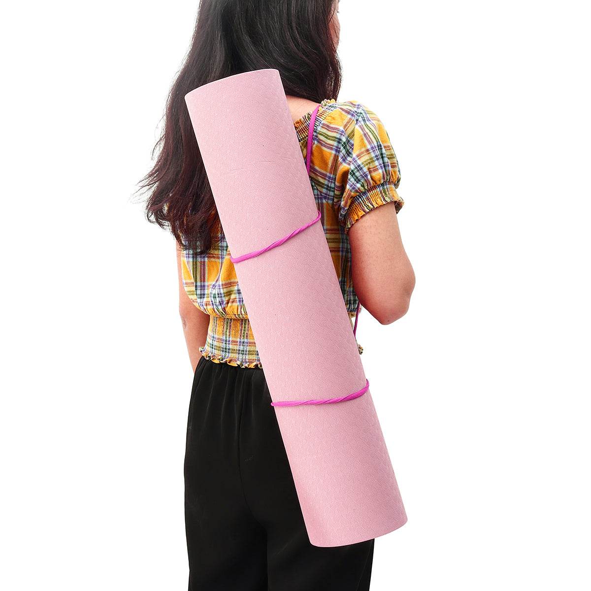 Thickened Two-Color TPE Yoga Mat Anti-Slip Environmentally Friendly Tasteless Fitness Yoga Exercise Mat - Concordia Style Boutique