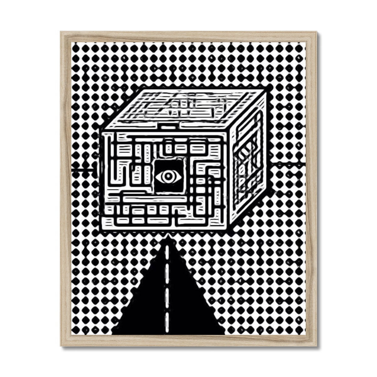 The Cube Budget Framed Poster
