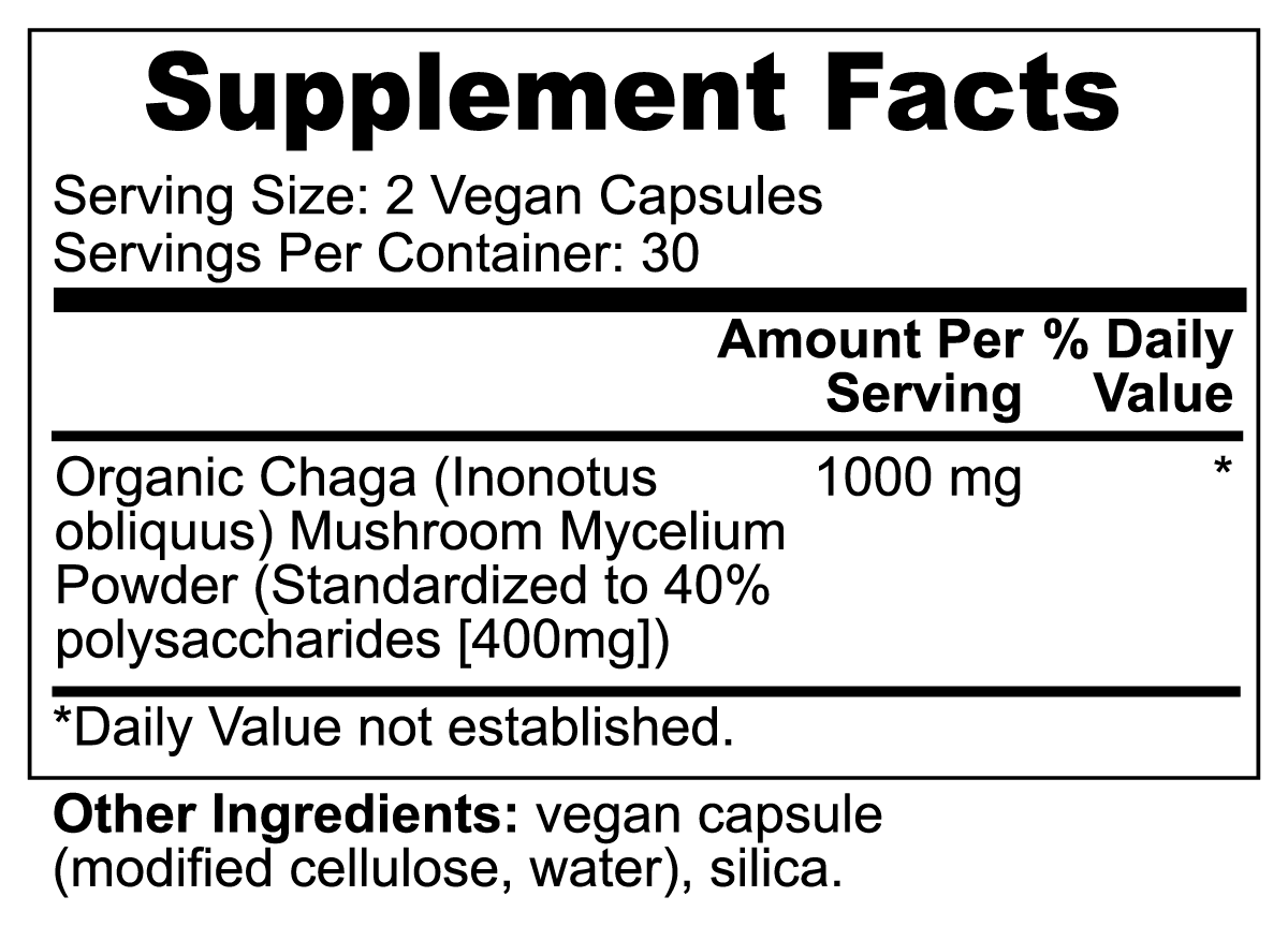 Chaga Mushroom - Concordia Style Boutique