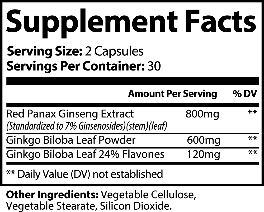 Ginkgo Biloba + Ginseng - Concordia Style Boutique