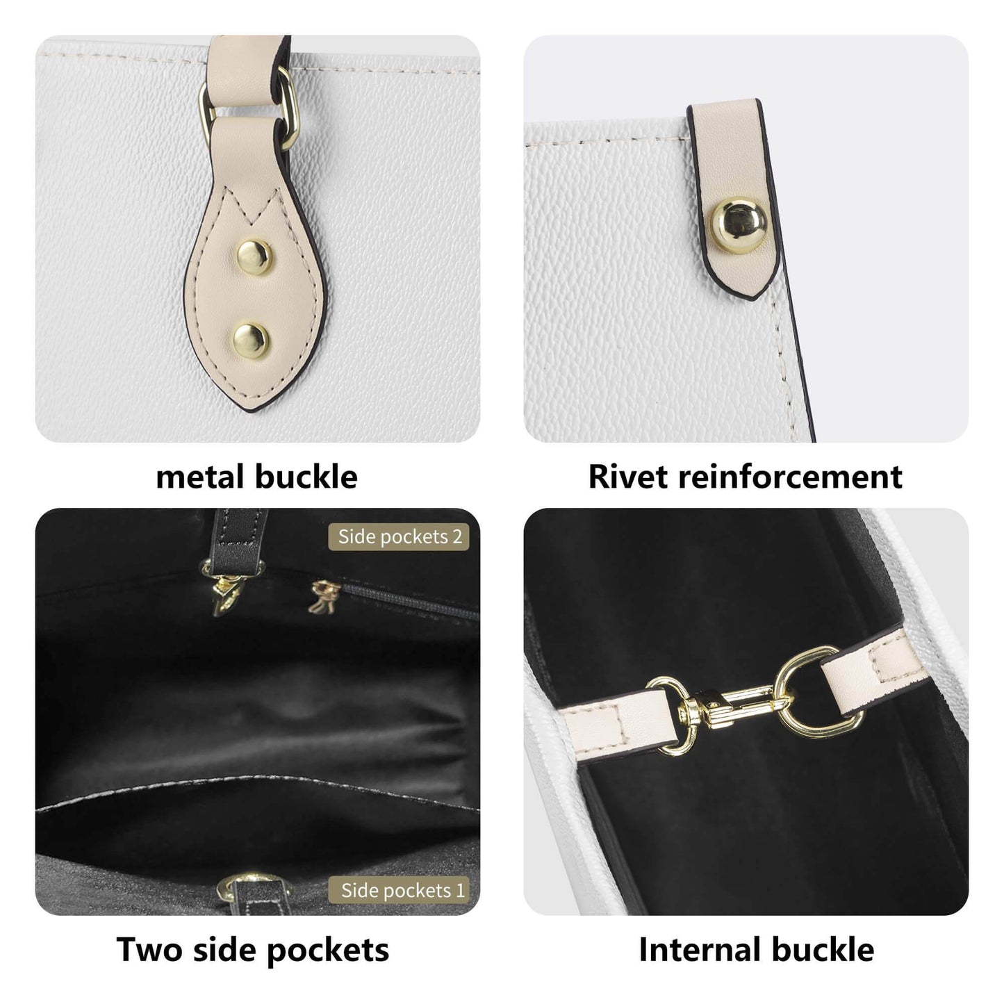 Luxury Women PU Tote Bag - Concordia Style Boutique