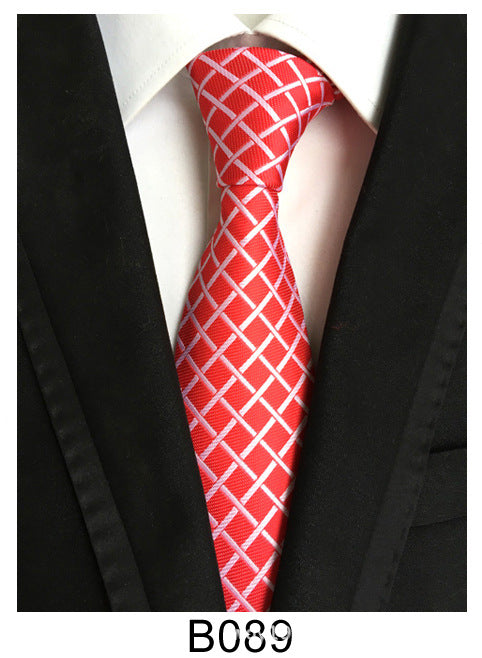 Factory Tie Polyester Jacquard Tie Men's Casual Formal Wear Professional Business Tie Spot Supply