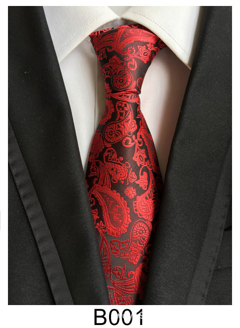 Factory Tie Polyester Jacquard Tie Men's Casual Formal Wear Professional Business Tie Spot Supply