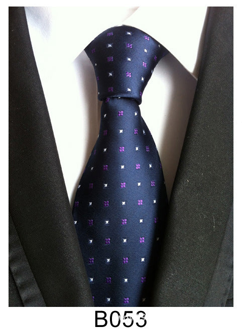 Factory Tie Polyester Jacquard Tie Men's Casual Formal Wear Professional Business Tie Spot Supply