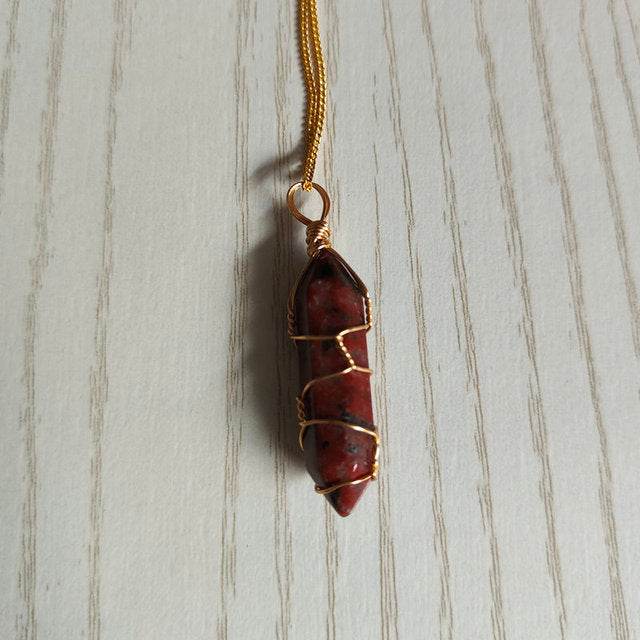 Natural Stone Pendant Necklace - Concordia Style Boutique