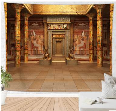 Transform Your Space with an Abstract Egypt-Style Tapestry – A Stunning Blend of Art & Culture! - Concordia Style Boutique