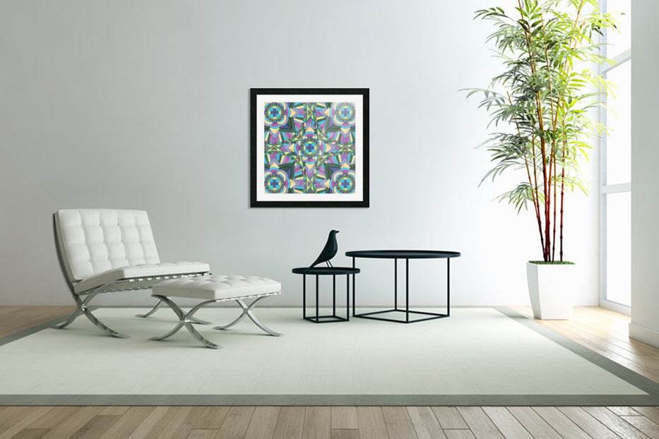 Hand Painted Watercolor Mandala Meditation Pattern - Concordia Style Boutique