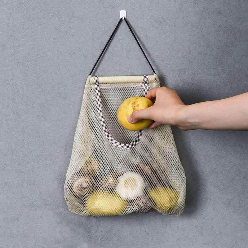 Hangable Vegetable Storage Net Bag Eco Friendly Onion Storage Grocery Store Bag Vegetable Bags Reusable Kitchen Accessories - Concordia Style Boutique
